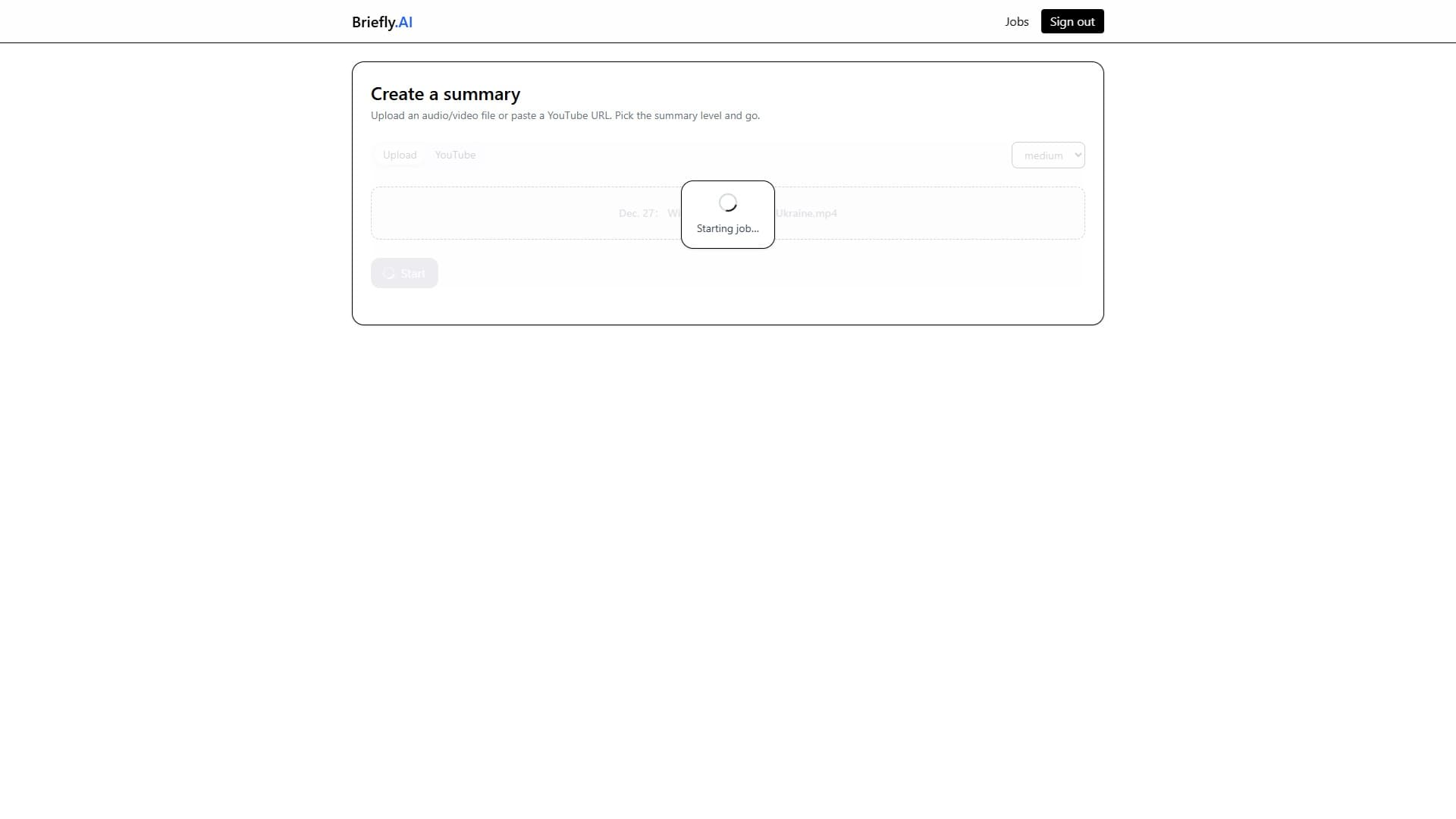 Briefly AI screenshot 1